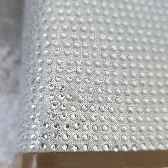 Mia Iva Silver Platform Boots | Sparkly Block Heel Ankle Boot| Size 7.5 - Picture 14 of 17